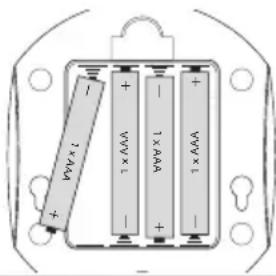 TOPCOM KS4249 - Inserimento delle batterie nell'unità bambino - 3