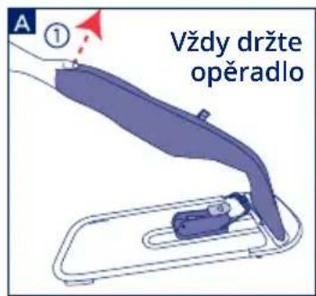 JANE Baluu - Odklopenie kolísky a zdvihnutie polohy operadla (1,2,3) (diétrva vždy najskör vyberte z kolísky) - 1