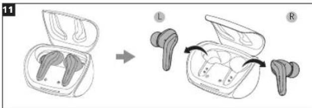 CALIBER TWS100A - Appairage (Fig.11) - 1