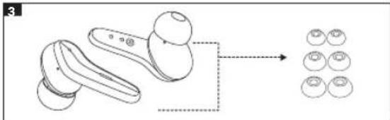 CALIBER TWS100A - Scegliere i Puntali Corretti (Fig. 3) - 1