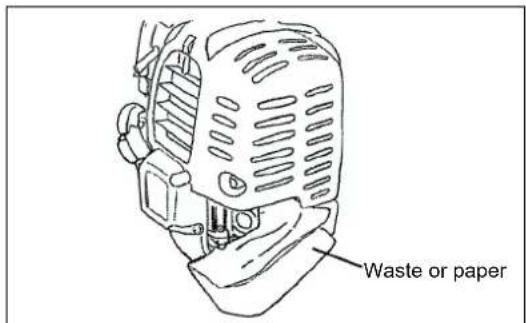 MAKITA EBH341R - REPLACEMENT OF ENGINE OIL - 3
