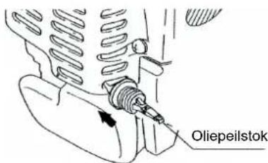 MAKITA EBH341R - Opmerking 1 bij het verversen van de olie; de "oliepeilstok" - 3