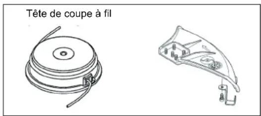 MAKITA EBH341R - Utiliser exclusivement un couteau ou une tête de coupe à fil MAKITA d'origine. - 3