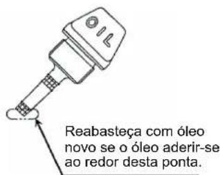 MAKITA EBH341R - Ponto 1 em rebastecimento de oleo "medidor de oleo" - 1