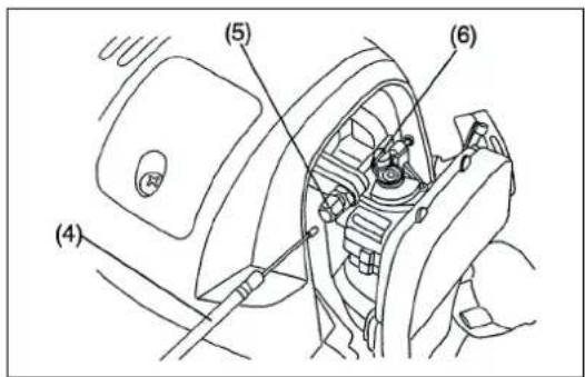 MAKITA EBH341R - MONTAGGIO DEL MOTORE E DELL'ALBERO DI TRASMISSIONE - 6