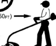 MAKITA EBH341R - Starting up the brush cutter - 12