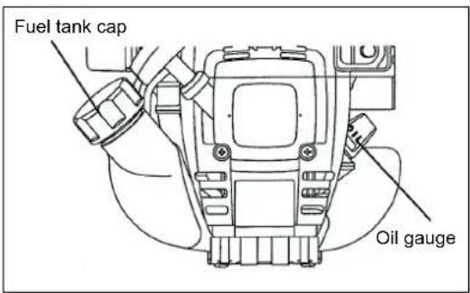MAKITA EBH341R - REPLACEMENT OF ENGINE OIL - 2