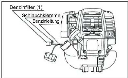 MAKITA EBH341R - Ansaugkopf im Benzintank - 1