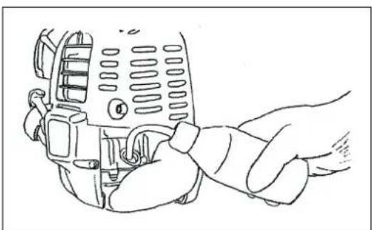 MAKITA EBH341R - Ponto 1 em rebastecimento de oleo "medidor de oleo" - 5