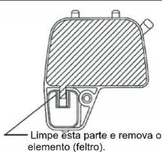 MAKITA EBH341R - Observações para lidar com o elemento do FILTER de ar - 1