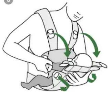 BabyBjörn Harmony - UTO6bl N3BNEuB N3 POK3AKA-KEHryP, CHaUaIa HEOBXOIMO IPEMECTNTb PEBEHKA KCEBE HA rpydb. - 7