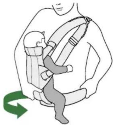 BabyBjörn Harmony - FOR ATT TA UR BARNET, FLYTTA FÜRST TILLBAKA HENNE ELLER HONOM TILL MAGBARANDE POSITION - 4