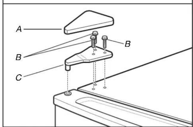 Gladiator GAFZ30FDGB - Replace Bottom Hinge 6. Replace Door And Top Hinge - 2