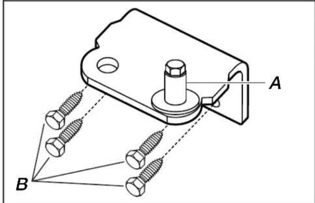 Gladiator GAFZ30FDGB - Remove Hinge Parts And Door 2. Remove Bottom Hinge Parts - 2