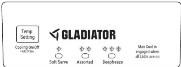Gladiator GAFZ30FDGB - Encendido/apagado del enfiambre - 1