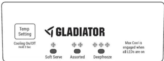 Gladiator GAFZ30FDGB - Max Cool (Frio maximo) - 1