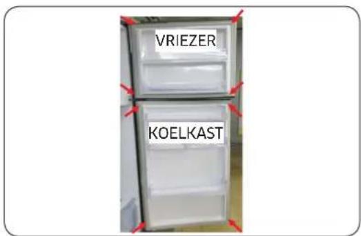 SAMSUNG RT32K5035S9 - De pakking verwijdersen - 1