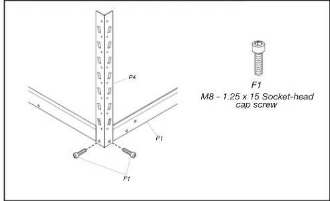 Gladiator GALS48M4JW - Assembling the Rack - 7