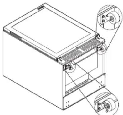 Gladiator GABC05FDKG - Install the Front Casters - 2