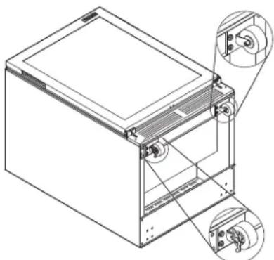 Gladiator GABC05FDKG - Installer les roulettes avant - 2