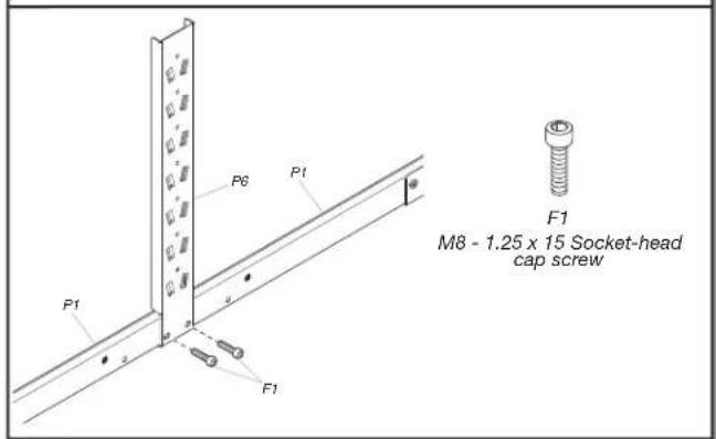Gladiator GALS48M4JG - Attach lower center supports - 1