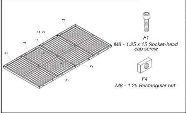 Gladiator GALS48M4JG - Attach double rack sections - 1
