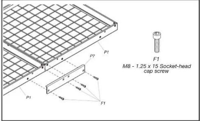 Gladiator GALS48M4JG - Attach the racks brackets - 1