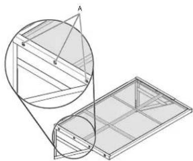 Gladiator GAGL30WSJG - Mounting braces below shelf - 1