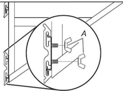 Gladiator GAGL30WSJG - Fasten the braces to the brackets - 1
