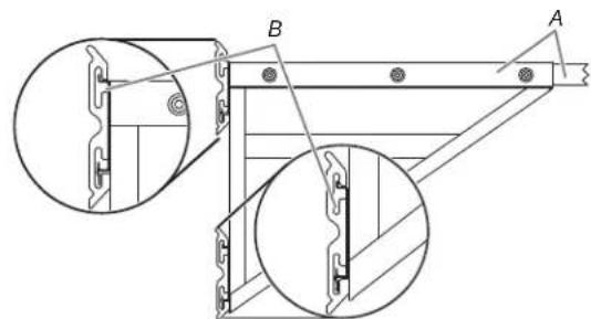 Gladiator GAGL30WSJG - Instalacion del estante Max GearLoftTM - 1