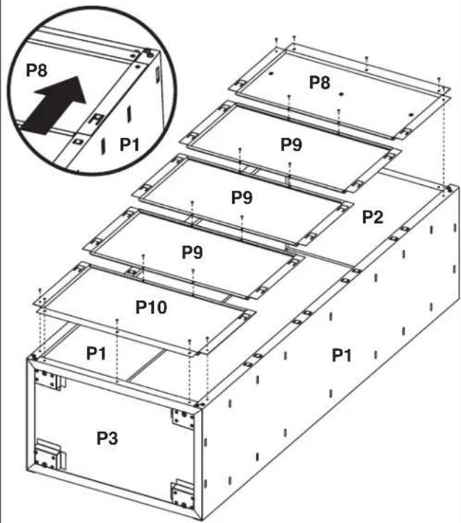 Gladiator GALG36CKXG - 1a. Install Cabinet - 5