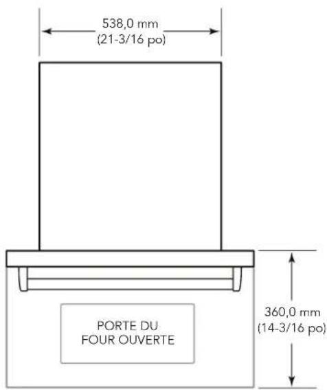 VIKING VMDD5306 - Mesures du four - 2
