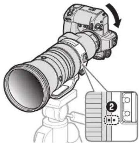 NIKON NIKKOR Z 400mm f2.8 TC VR S - Utilisation du collier pour trépied - 2