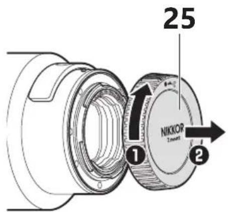 NIKON NIKKOR Z 400mm f2.8 TC VR S - Bouchon d'objet à emboitement (avant) - 2