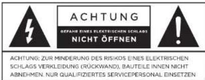 AIWA GBTUR120BK - UM GEAFAHR VON BRAND ODER STROMSchLAG ZU VERMEIDEN, SETZEN SIE DIESES GERAT NICT REGEN ODER FEUCHTIGKET AUS - 1