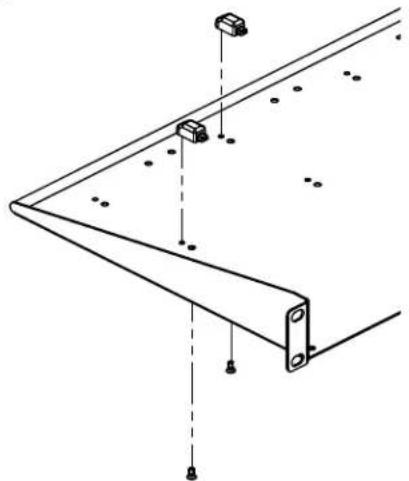 QSC QIOML4i - Fixation des clips de retenue - 2