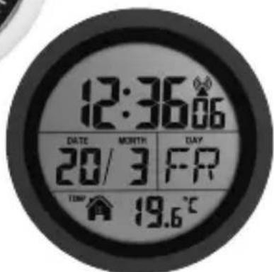 Krontaler GTWCBC - Radiografische klok voor badkamer Horloge radio-pilotée de salle de bain Funk-Baduhr - 5