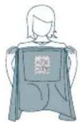 JANE Cocoon - Posizione 3^a : Bambino in posizione laterale Fianchi - Opzione D (Vedi pagina 3) - 1