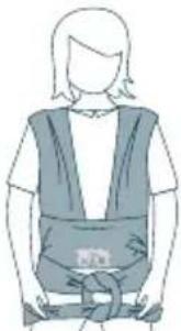 JANE Cocoon - HOW TO TIE THE DOUBLE KNOT FOR THE SLING: - 6