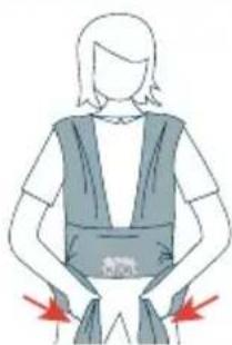 JANE Cocoon - HOW TO TIE THE DOUBLE KNOT FOR THE SLING: - 1