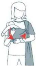 JANE Cocoon - Posizione 3^a : Bambino in posizione laterale Fianchi - Opzione D (Vedi pagina 3) - 9
