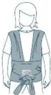 JANE Cocoon - HOW TO TIE THE DOUBLE KNOT FOR THE SLING: - 7