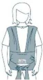 JANE Cocoon - HOW TO TIE THE DOUBLE KNOT FOR THE SLING: - 5