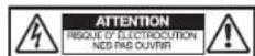 FOSTEX RM3DT - ■ AVERTISSEMENT et PRECAUTIONS - 1