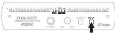FOSTEX RM3DT - [INPUT]-Schalter - 1