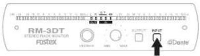 FOSTEX RM3DT - Commutateur [INPUT] - 1