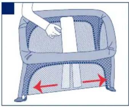 JANE Sleep And Fun - • UNFOLDING AND ASSEMBLING THE PLAYPEN - 8