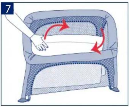 JANE Sleep And Fun - • UNFOLDING AND ASSEMBLING THE PLAYPEN - 7