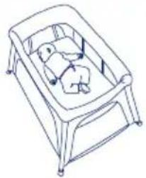 JANE Sleep And Fun - • EINBAU DES TRÄGERS DER MINI-WIEGE UND DER OBEREN MATRATZE - 3