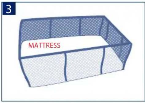 JANE Sleep And Fun - SUPPORT FOR THE MINI COT AND UPPER MATTRESS - 3